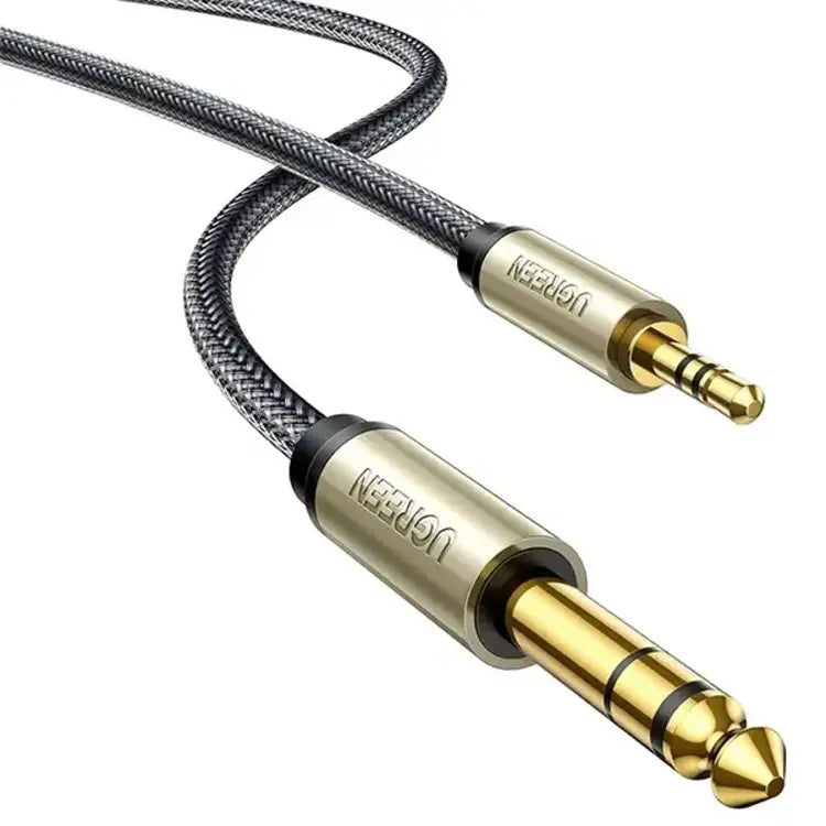 CABLE AUDIO STEREO TRS 3.5 MM A 6.35 MM