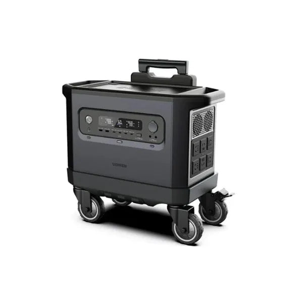 ESTACION DE ENERGIA PORTATIL - POWER ROAM 2200 - 2048WH - CARGA CON PANEL SOLAR - DISEÑO CARRITO DESMONTABLE