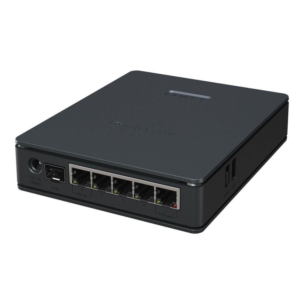 Router hAP ax S Wi-Fi 6 / Triple-cadena 5 GHz 800-900 Mbps / 5 Puertos Gigabit Ethernet/ PoE-In y PoE-Out