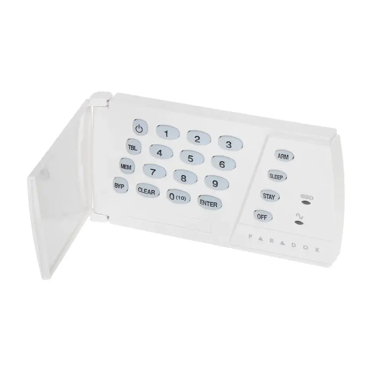 Teclado LED Cableado de 10 Zonas Paradox K636