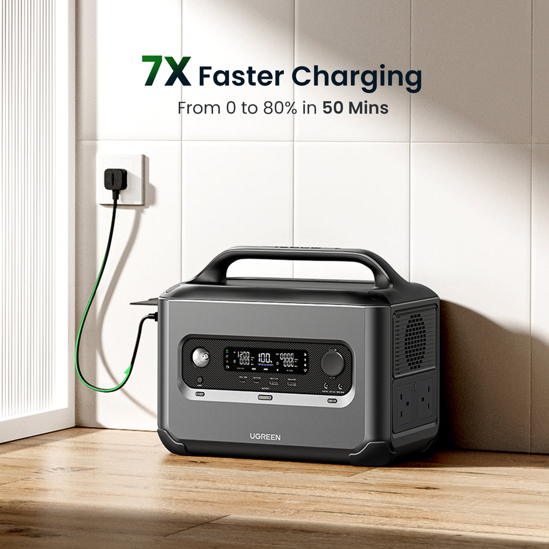 ESTACION DE ENERGIA PORTATIL POWER ROAM 600 - 600 WATTS - CARGA CON PANEL SOLAR
