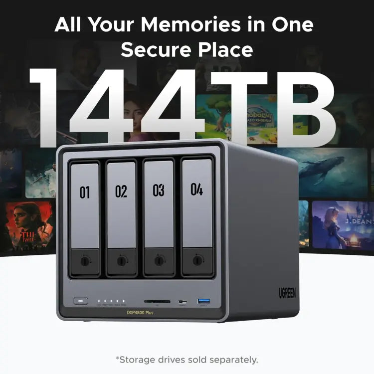 DXP4800 PLUS - ALMACENAMIENTO RED NAS - NO INCLUYE DISCO