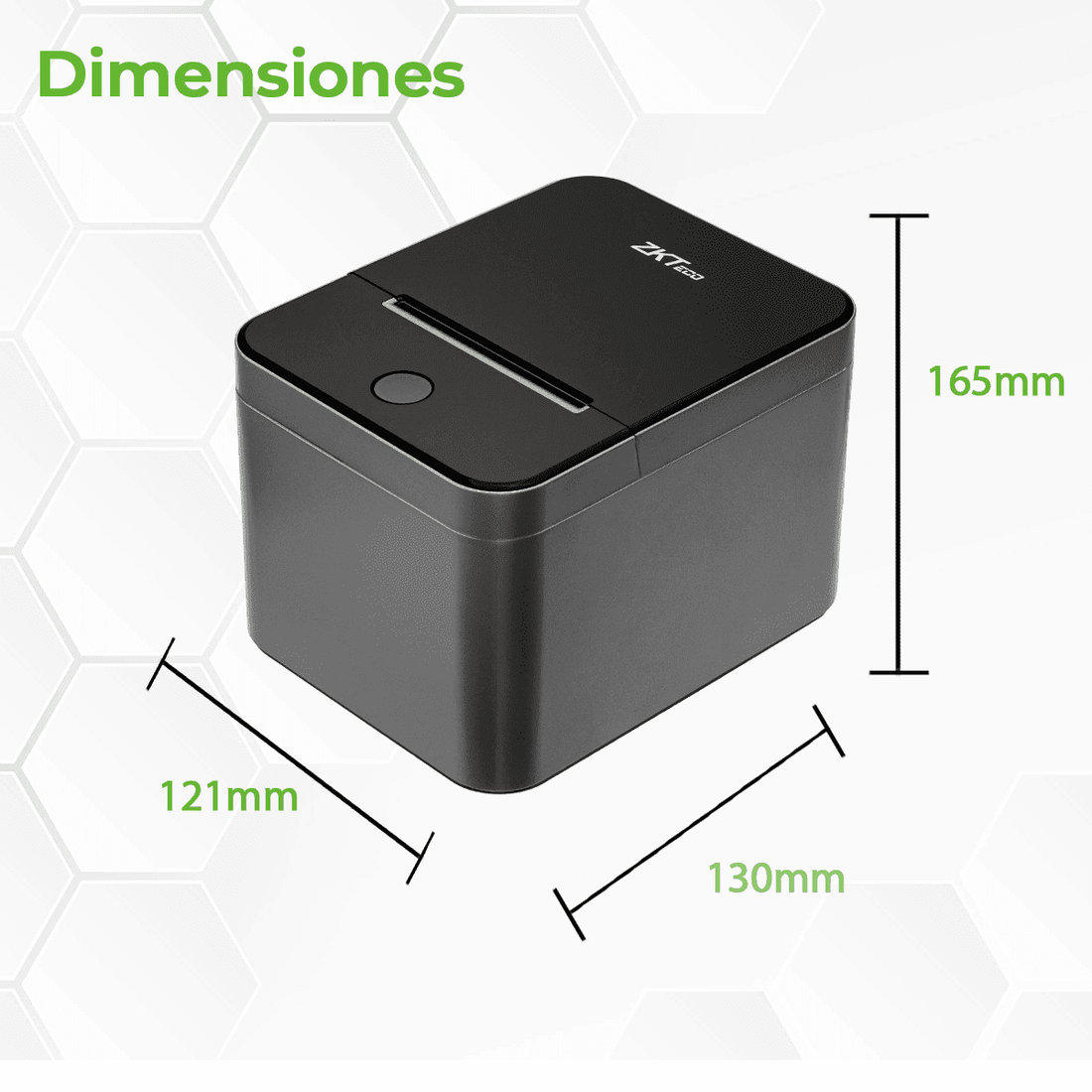 IMPRESORA TÉRMICA USB + LAN 230MM/S ZKTECO