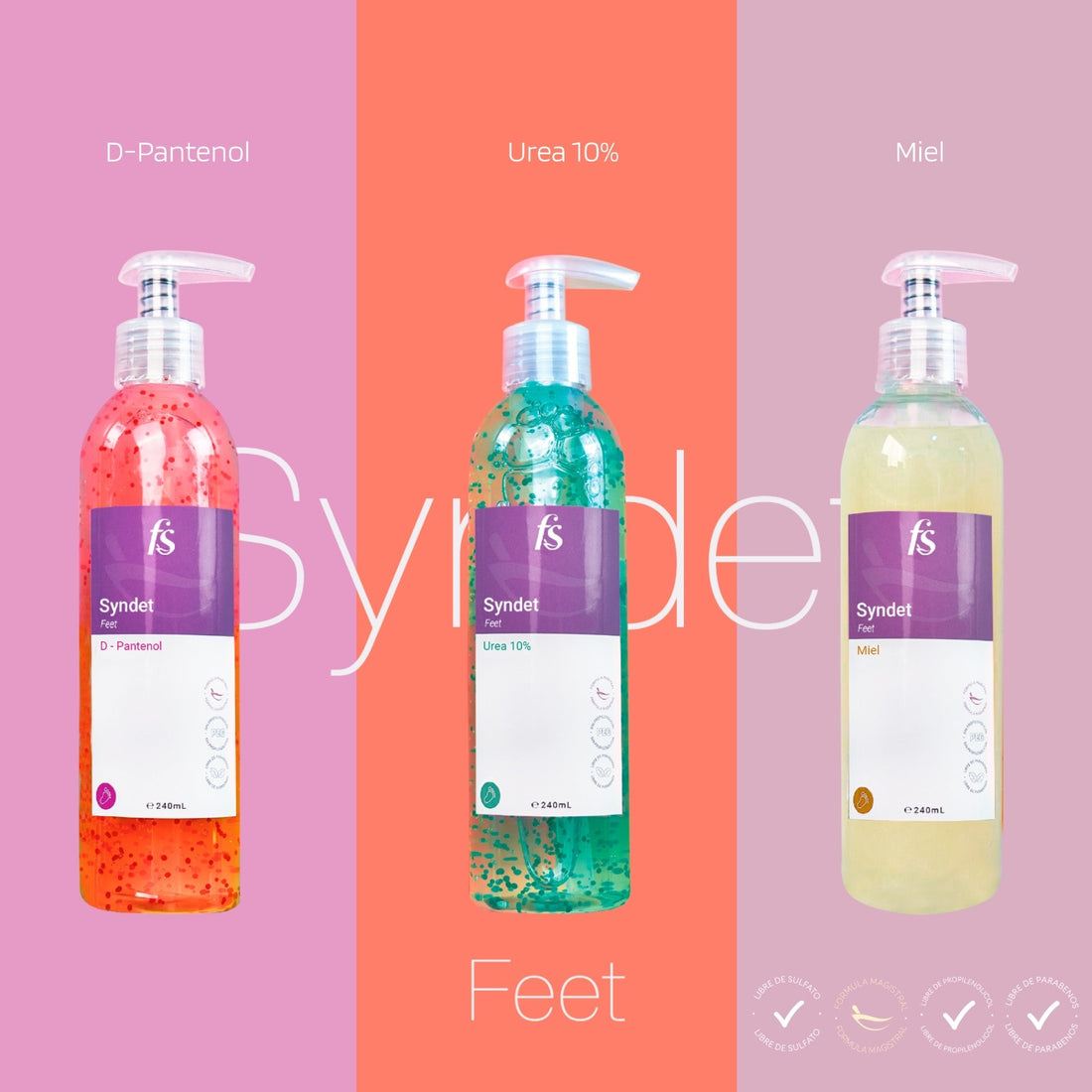 HIGIENE PODOLOGICO SYNDET FEET UREA 10% 240ML