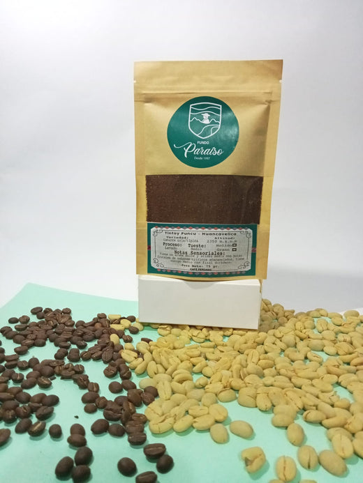 CAFE MOLIDO DE 1000 GR MOLIDO Y GRANO FUNDO PARAISO TINTAYPUNCO X KILO