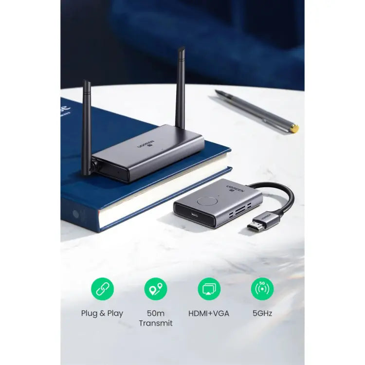 50633A - CM506 - TRANSMISOR/RECEPTOR EXTENSOR HDMI INALAMBRICO - 50 MTS
