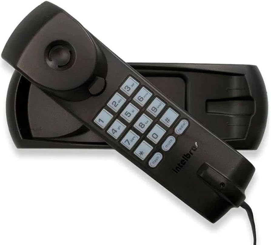 Telefono Alambrico Basico TC20 Negro