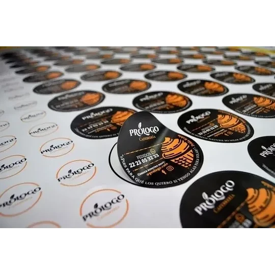 PEGATINAS ADHESIVOS STICKER 1 MILLAR OFICIO TROQUEL