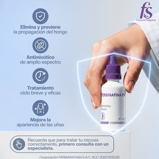 SOLUCION 8% ANTIMICOTICA PODOLOGICO TERBINAFINA
