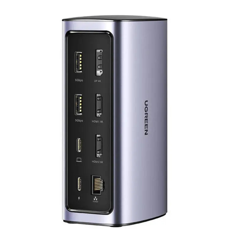 DOCKING STATION REVODOK PRO 312 - 12 EN 1 - 1 (USB - C 3.1)+ 1 (USB - A 3.1)+2 (USB - A 3.0)+1 (DP 1.2)+1 (HDMI 2.1)+1 (HDMI 2.0) - PN INTENAL CM555 (90325)
