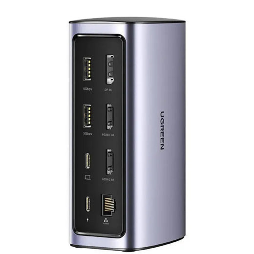DOCKING STATION REVODOK PRO 312 - 12 EN 1 - 1 (USB - C 3.1)+ 1 (USB - A 3.1)+2 (USB - A 3.0)+1 (DP 1.2)+1 (HDMI 2.1)+1 (HDMI 2.0) - PN INTENAL CM555 (90325)