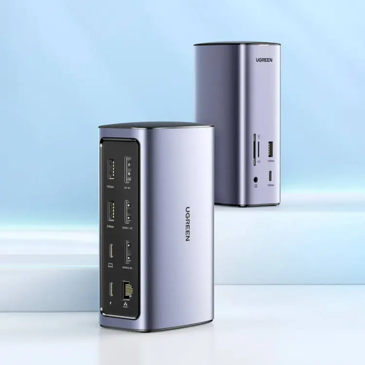 DOCKING STATION REVODOK PRO 312 - 12 EN 1 - 1 (USB - C 3.1)+ 1 (USB - A 3.1)+2 (USB - A 3.0)+1 (DP 1.2)+1 (HDMI 2.1)+1 (HDMI 2.0) - PN INTENAL CM555 (90325)