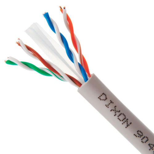 Rollo De Cable De Red Utp Dixon  Cat6E De 305 Mts Interior 9040 100% Cobre Puro