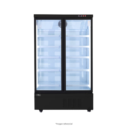 Bc Cooler (Fan Cooling) Sin Cenefa 2 Puertas Vidrio Vertical 1100L Ilumi