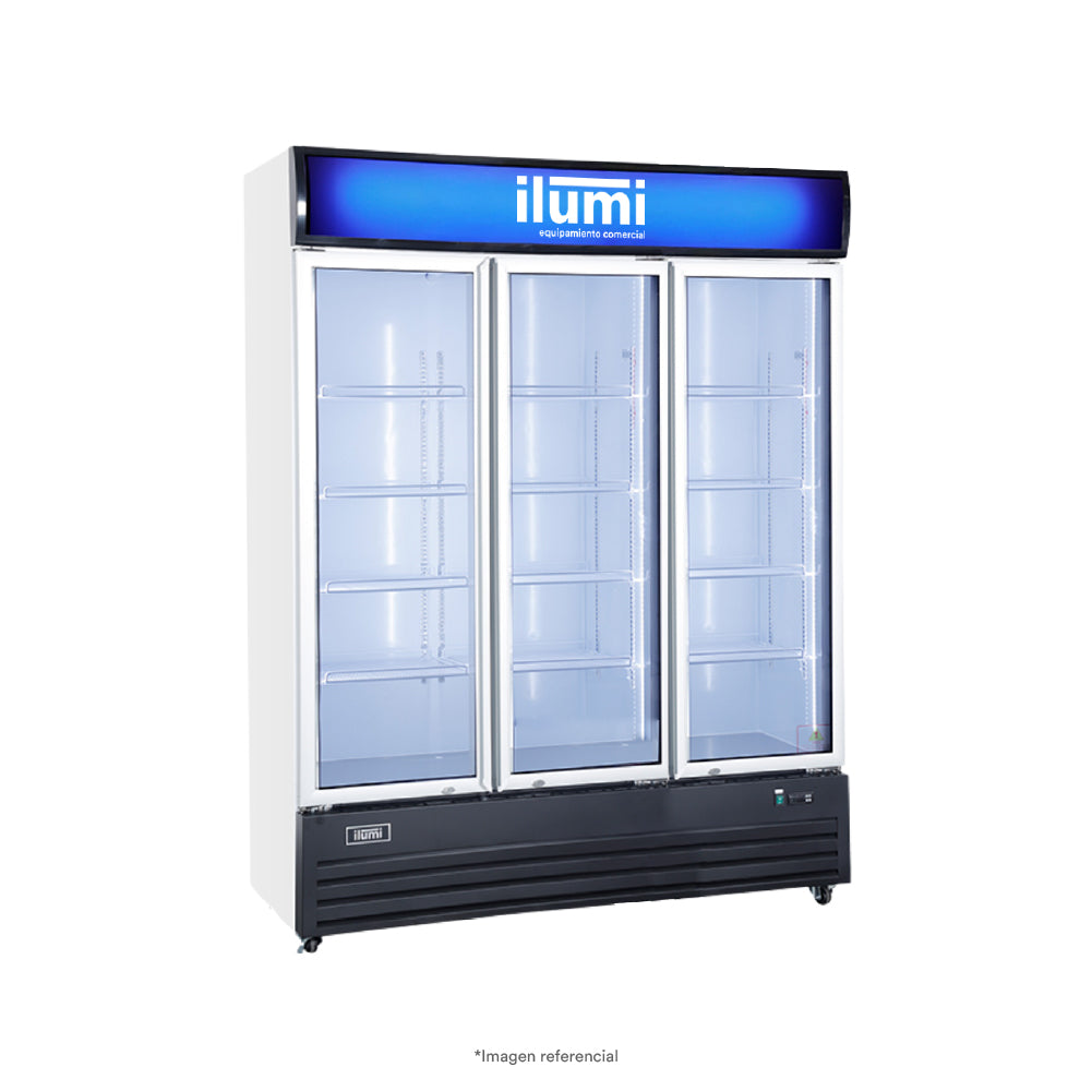 Bc Cooler (Fan Cooling) 3 Puertas Vidrio Vertical 1500L Ilumi