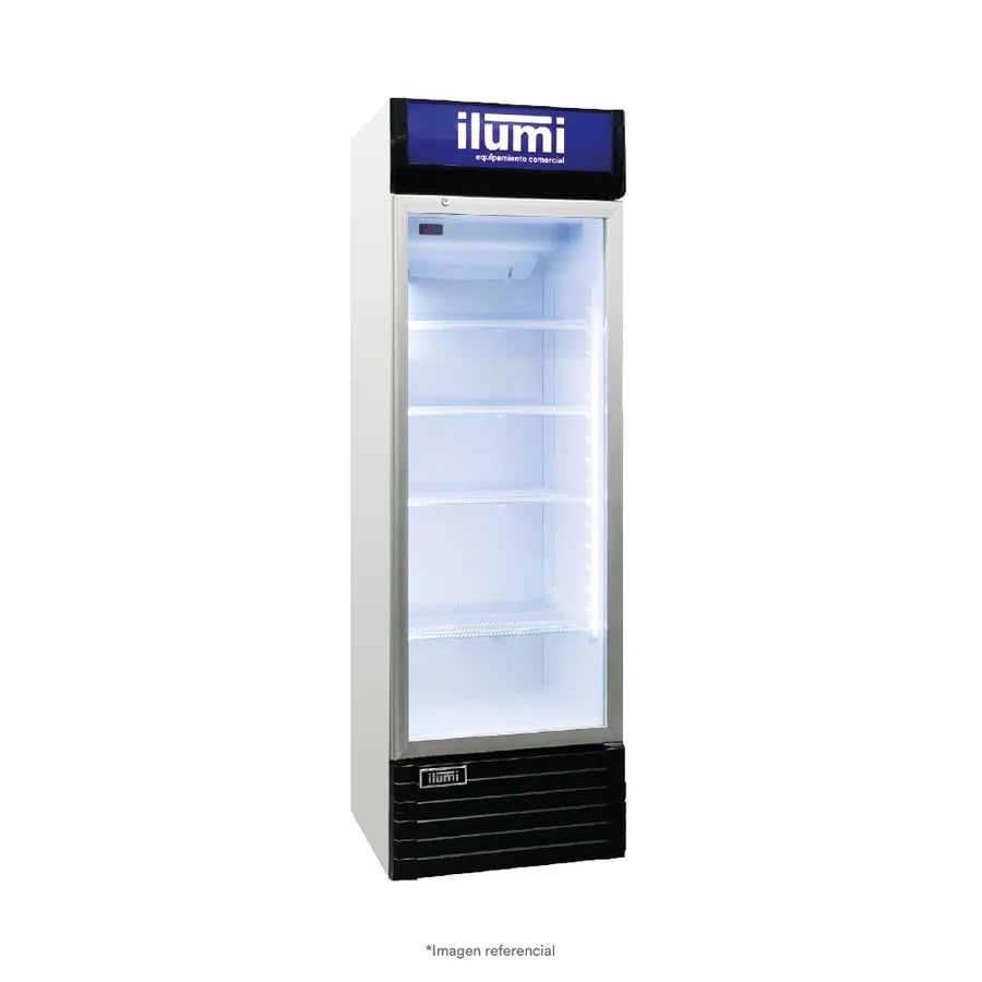 Bc Cooler (Fan Cooling) Puerta Vidrio Vertical 320L  Ilumi