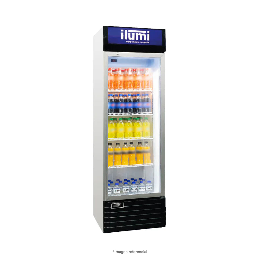 Bc Cooler (Fan Cooling) Puerta Vidrio Vertical 320L  Ilumi
