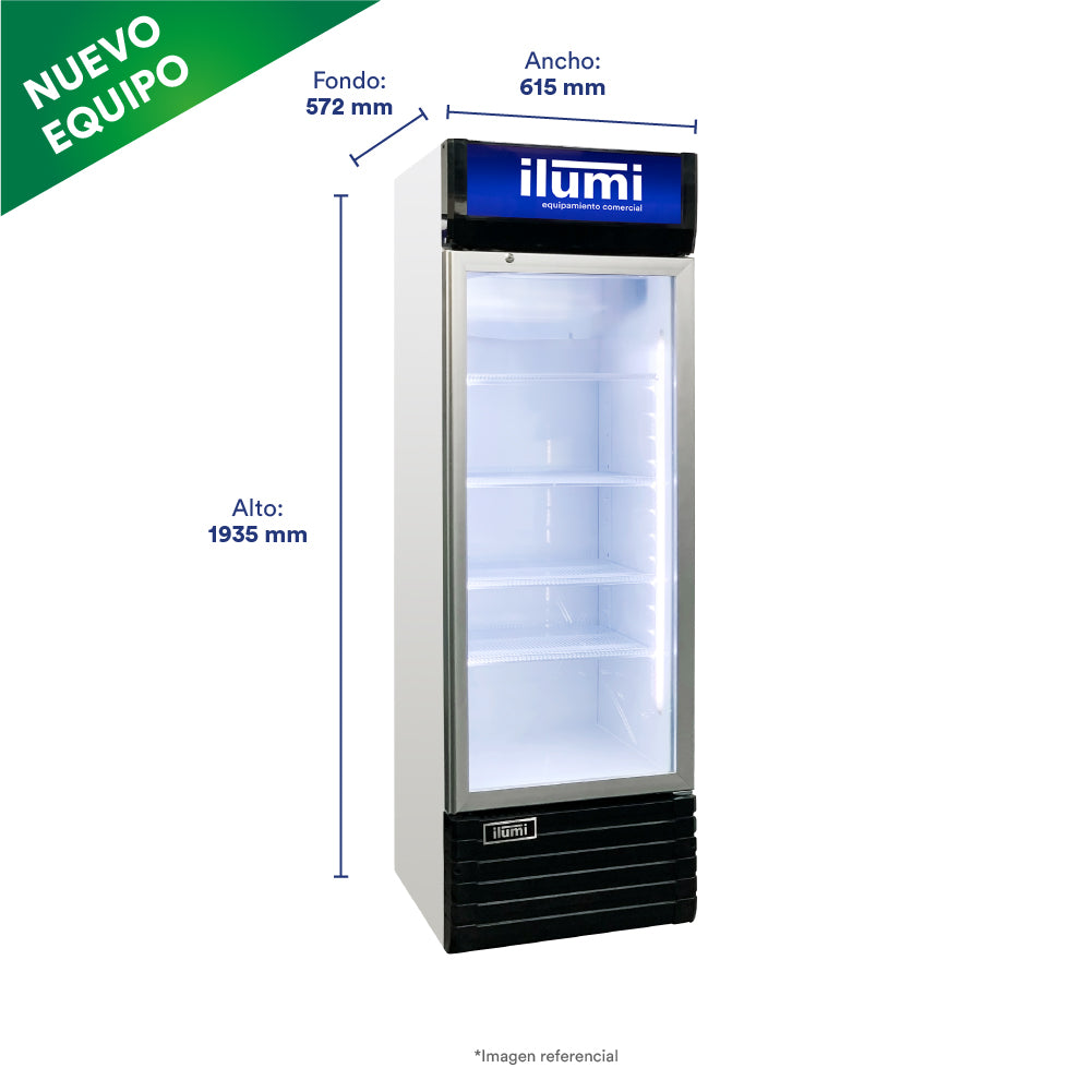 Bc Cooler (Inverter) Puerta Vidrio Vertical 350L  Ilumi