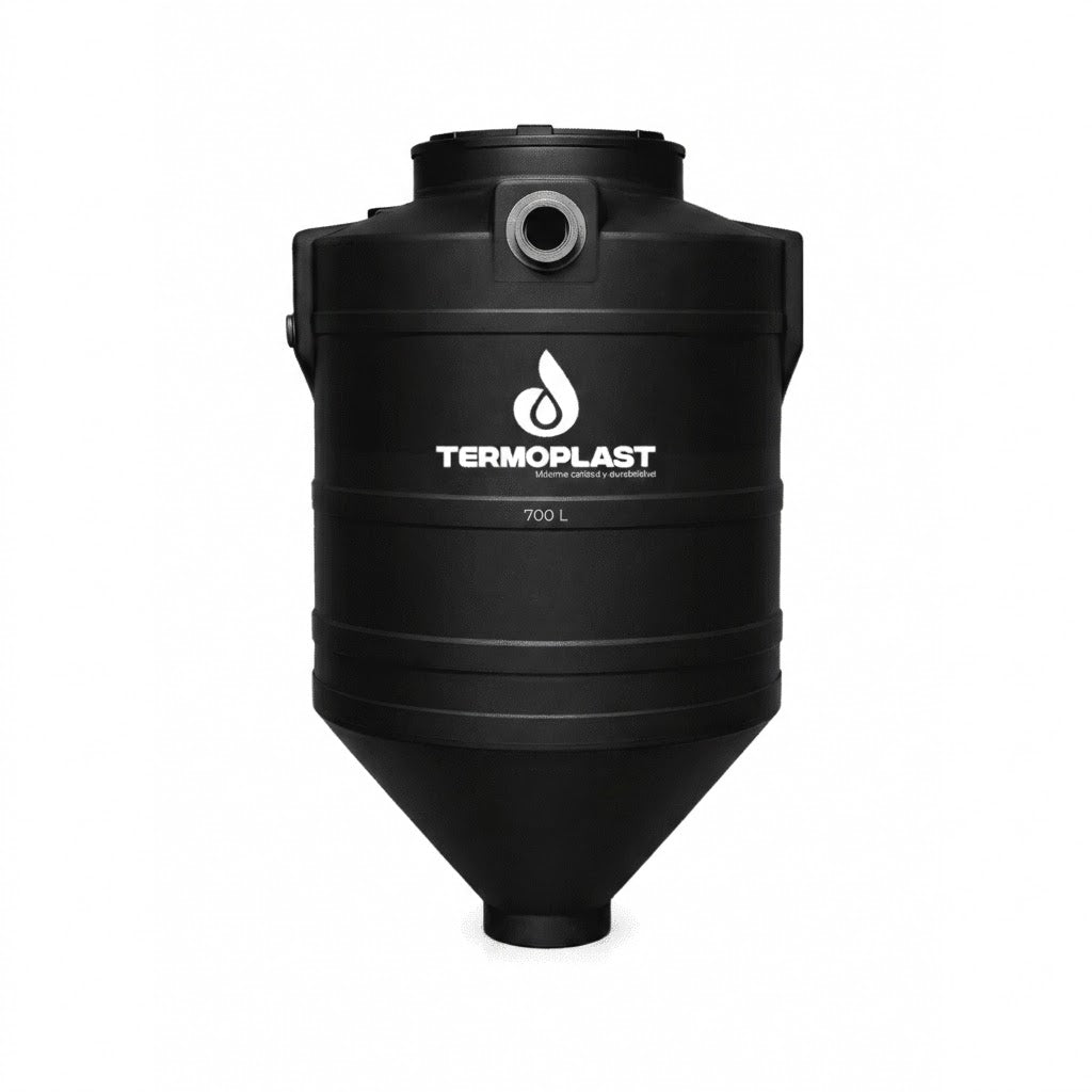 BIODIGESTOR AUTOLIMPIABLE DE 700 LITROS TERMOPLAST