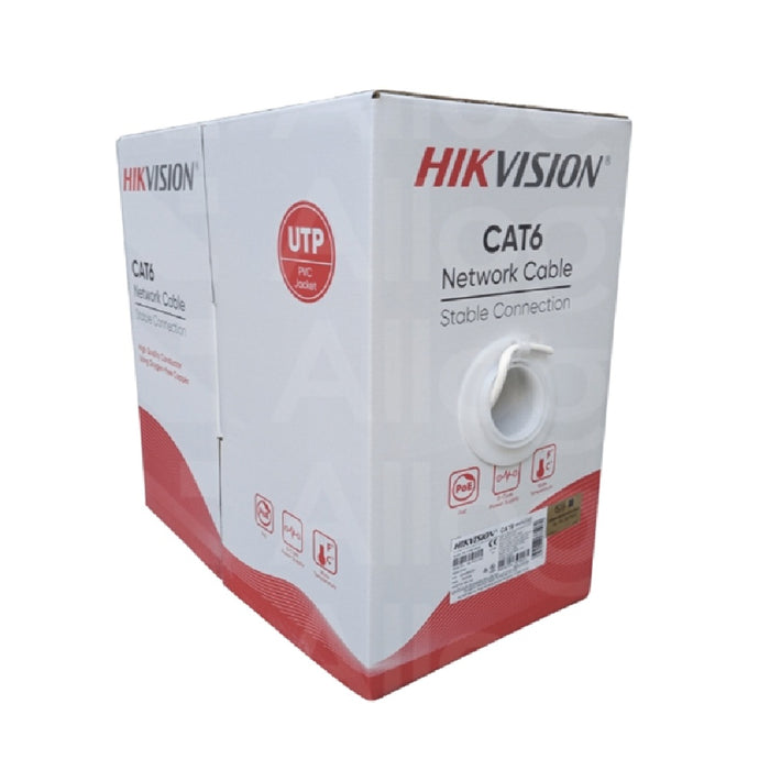 Hikvision Ds-1Ln6-Ouspe Rollo Cable De Red Utp Cat6 Exterior Negro 305M