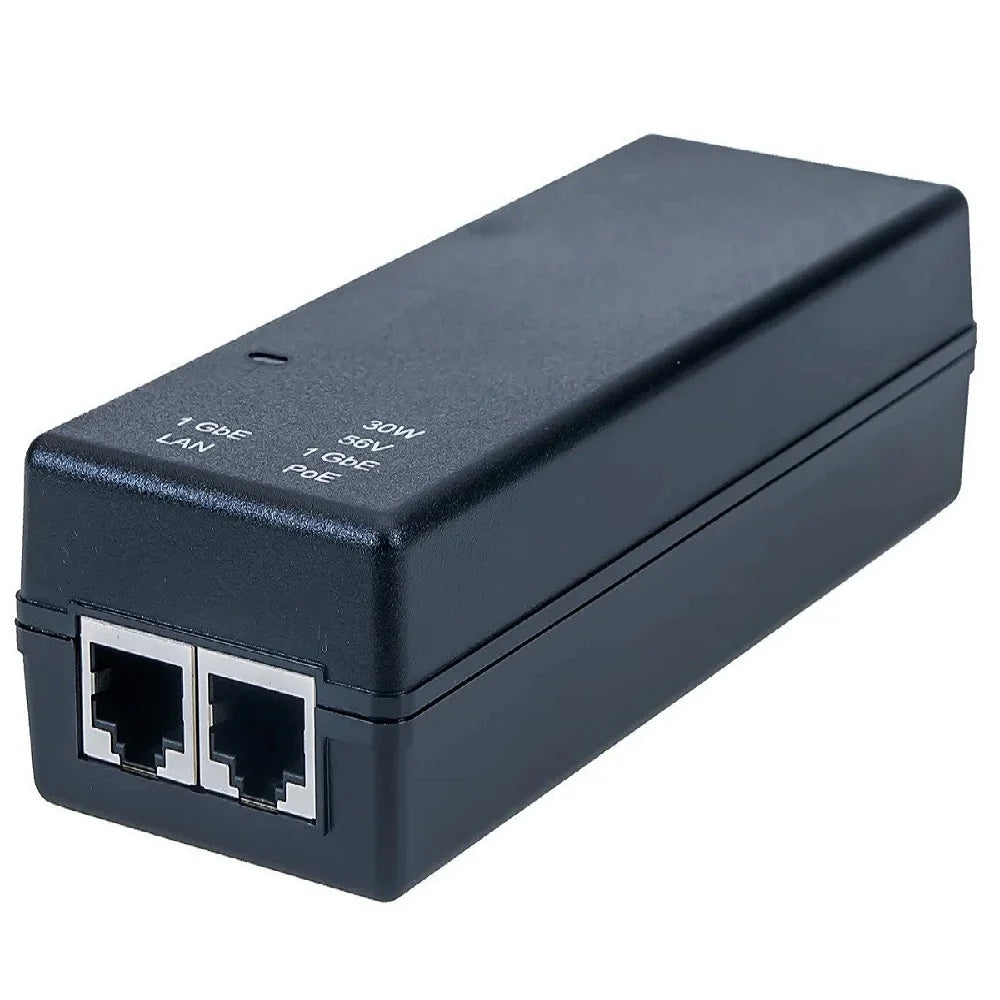 POE, 30.5W, 56V, GBE DC INJECTOR, INDOOR, ENERGY LEVEL 6 SUPPLY, ACCEPTS C5 CONNECTOR