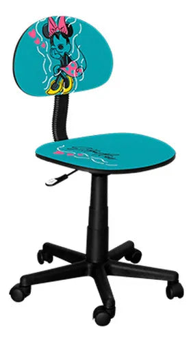 SILLA ESTUDIANTIL P/ ESCRITORIO LICENCIADO XTECH MINNIE C/ RUEDAS MAX.79KG BLUE (XTF-DC001MM)