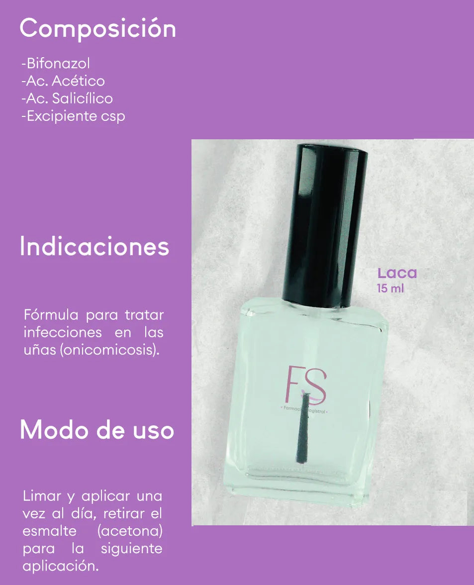 ESMALTE PODOLOGICO ANTIMICOTICO BIFONAZOL 15ML