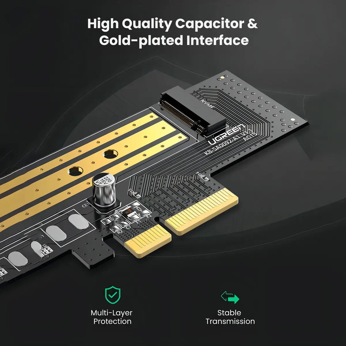 ADAPTADOR TARJETA EXPRESS M.2 NVME A PCI - E3.0X4