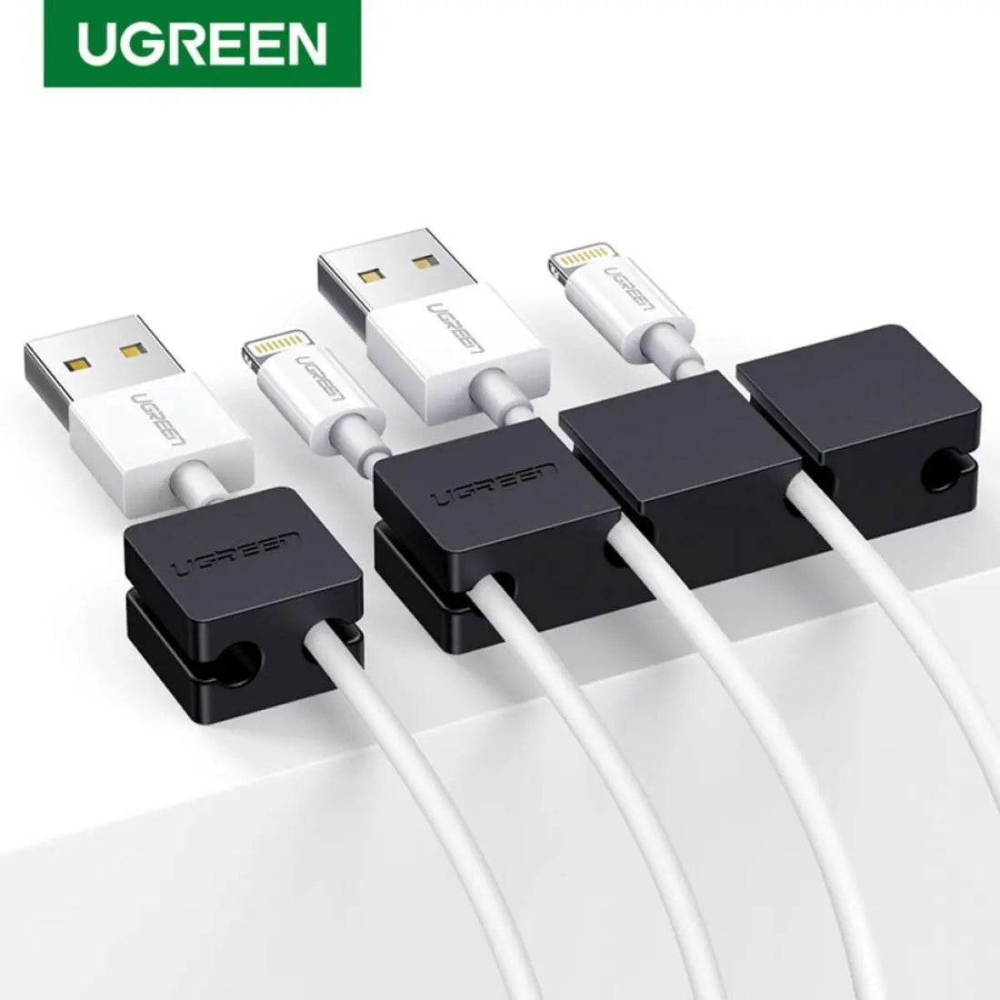 ORGANIZADOR DE CABLES C/ 6 RANURAS - DIAMETRO 5MM - MATERIAL GEL SILICE