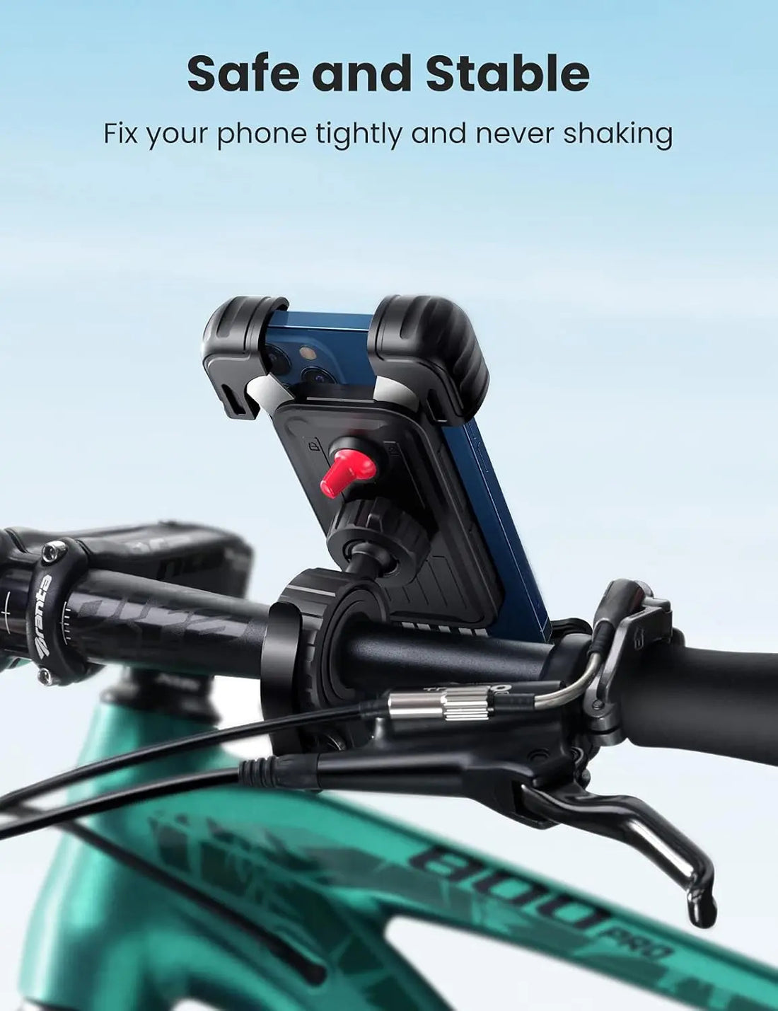 SOPORTE PARA CELULAR - PARA BICICLETAS - PLASTICO