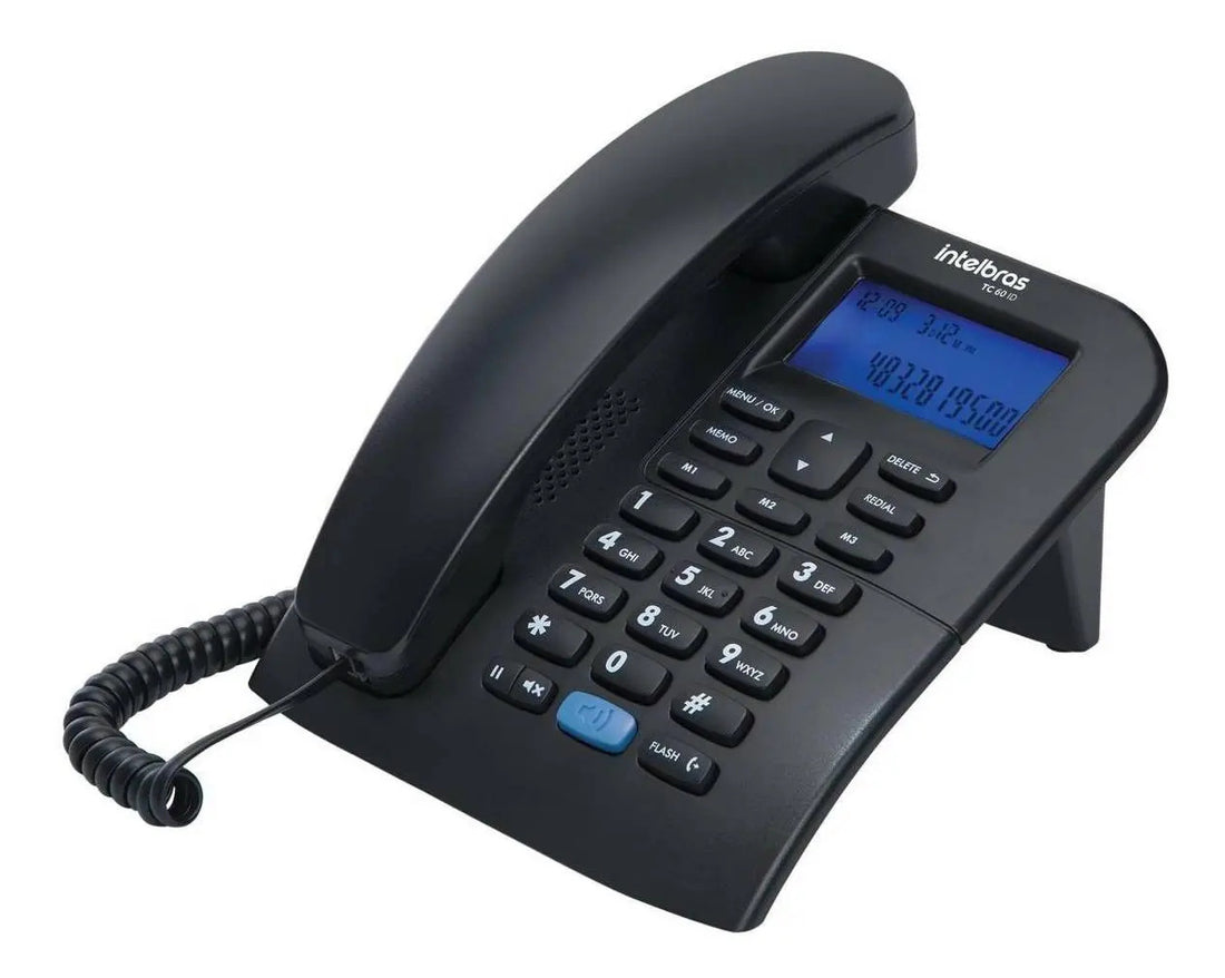 Telefono Alambrico con Identificador TC60 ID-B Negro