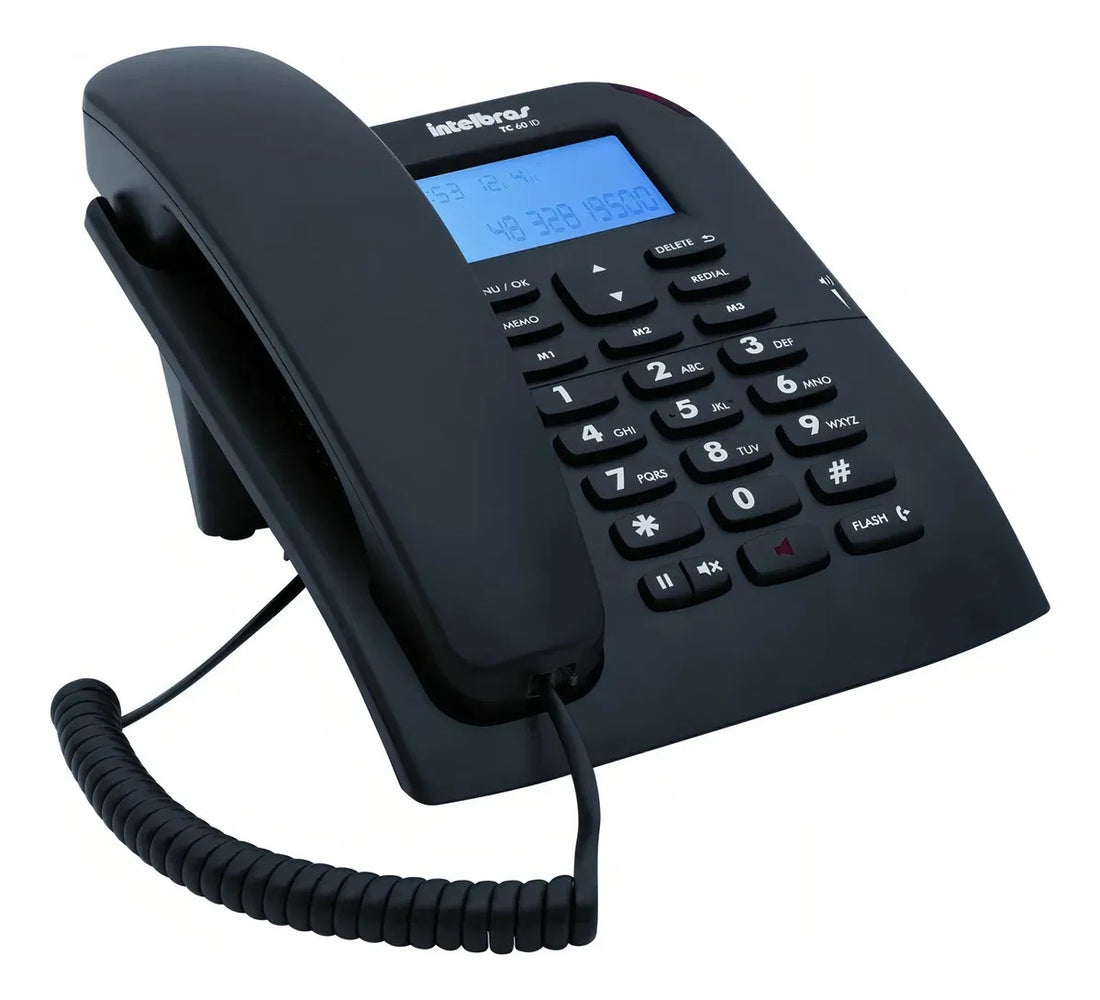 Telefono Alambrico con Identificador TC60 ID-B Negro