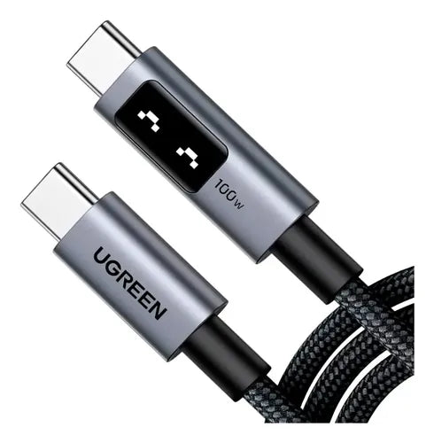 CABLE CARGA RÁPIDA UNO - USB - C A USB - C - PD - 5 A - 2 MTS