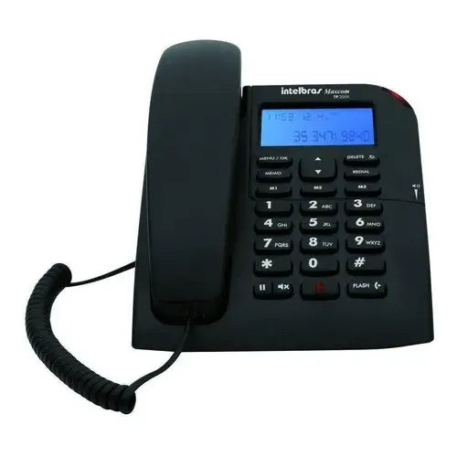 Telefono Alambrico con Identificador TP2000 Negro