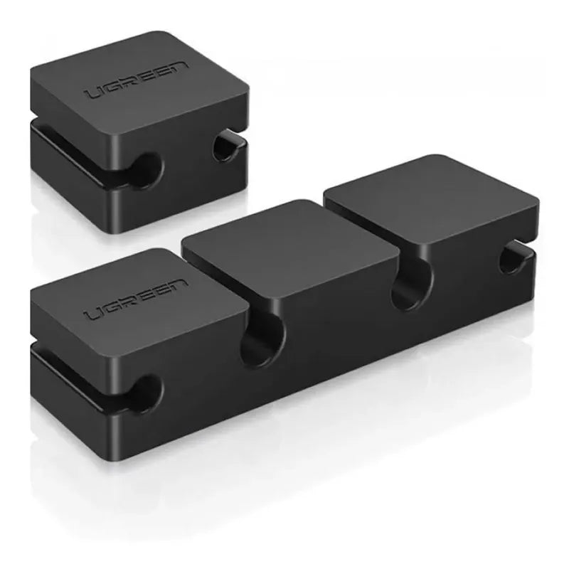 ORGANIZADOR DE CABLES C/ 6 RANURAS - DIAMETRO 5MM - MATERIAL GEL SILICE