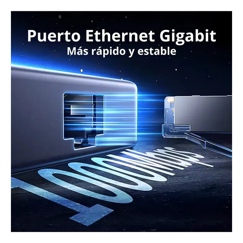 USB - C TO HDMI 4K 60HZ+2 USB - A3.0+USB - C3.0+USB - A2.0+GIGABIT RJ45+PD(100W)