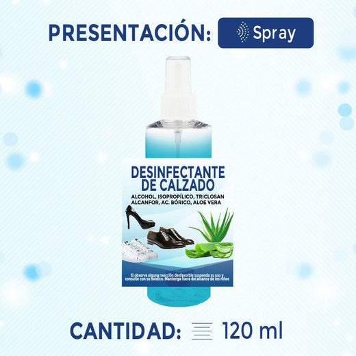 DESINFECTANTE PODOLOGICO DE CALZADO 120ML