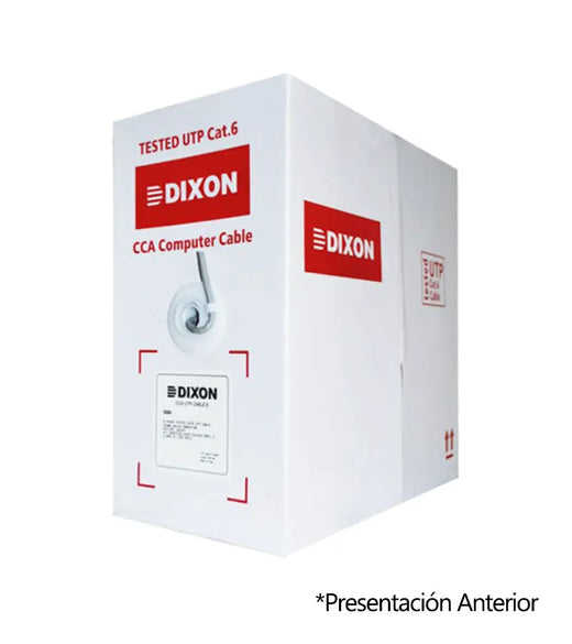 Rollo De Cable De Red Utp Dixon Cat5E De 305 Mts Gris 3060