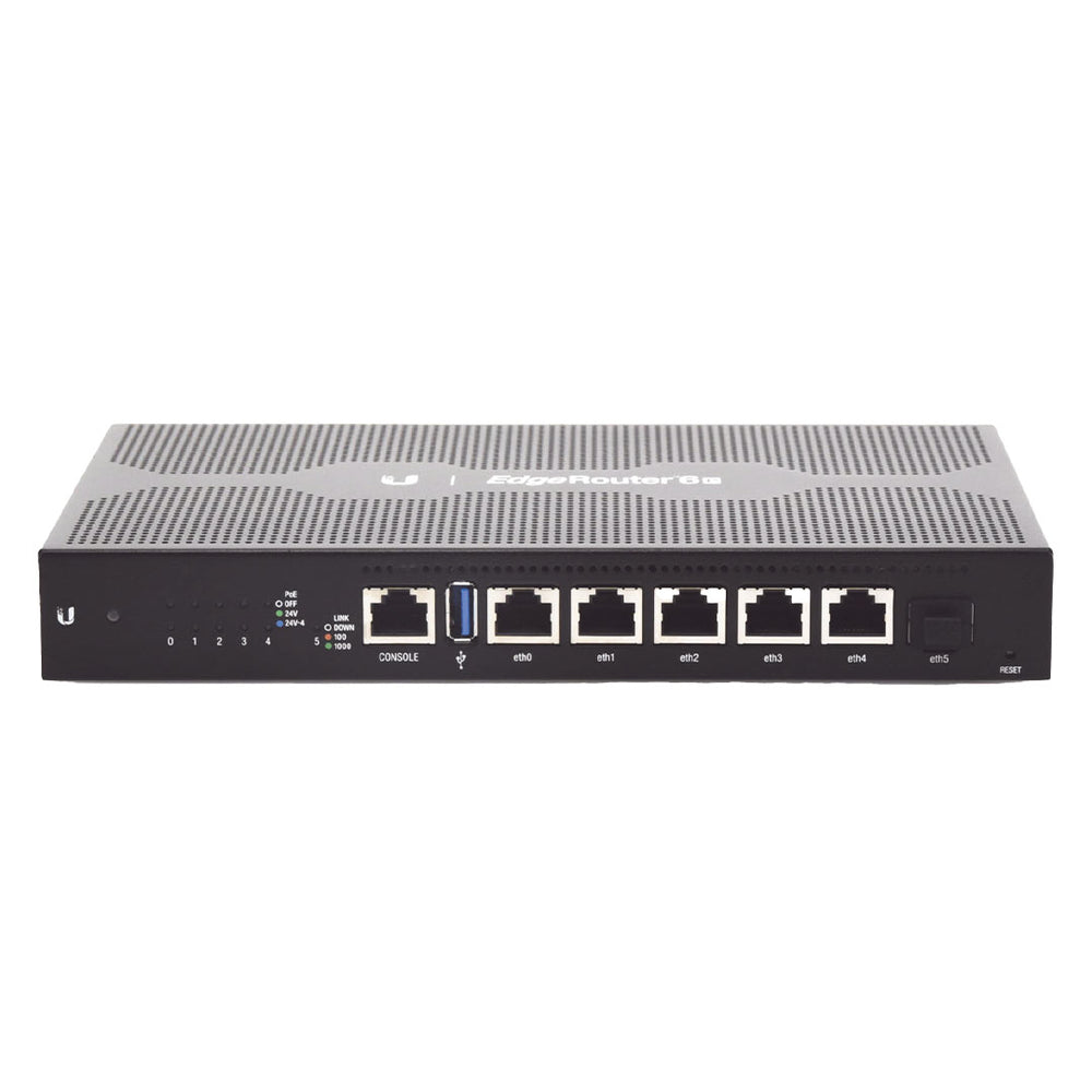 Enrutador EdgeRouter de 6 puertos con PoE