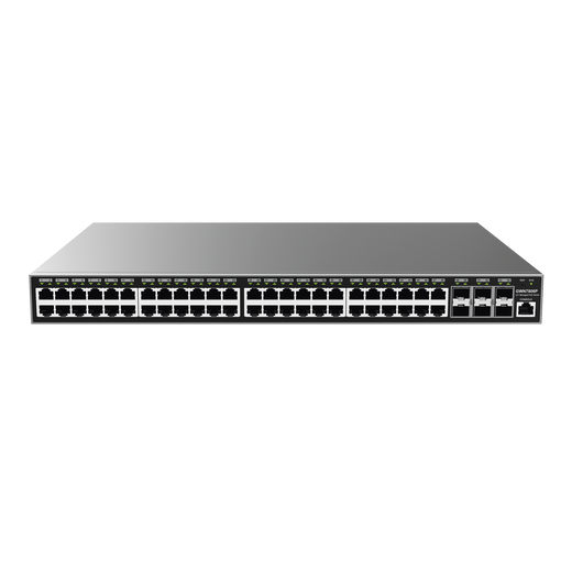 Switch Gigabit PoE+ Administrable / 48 puertos 10/100/ Compatible con GWN Cloud.