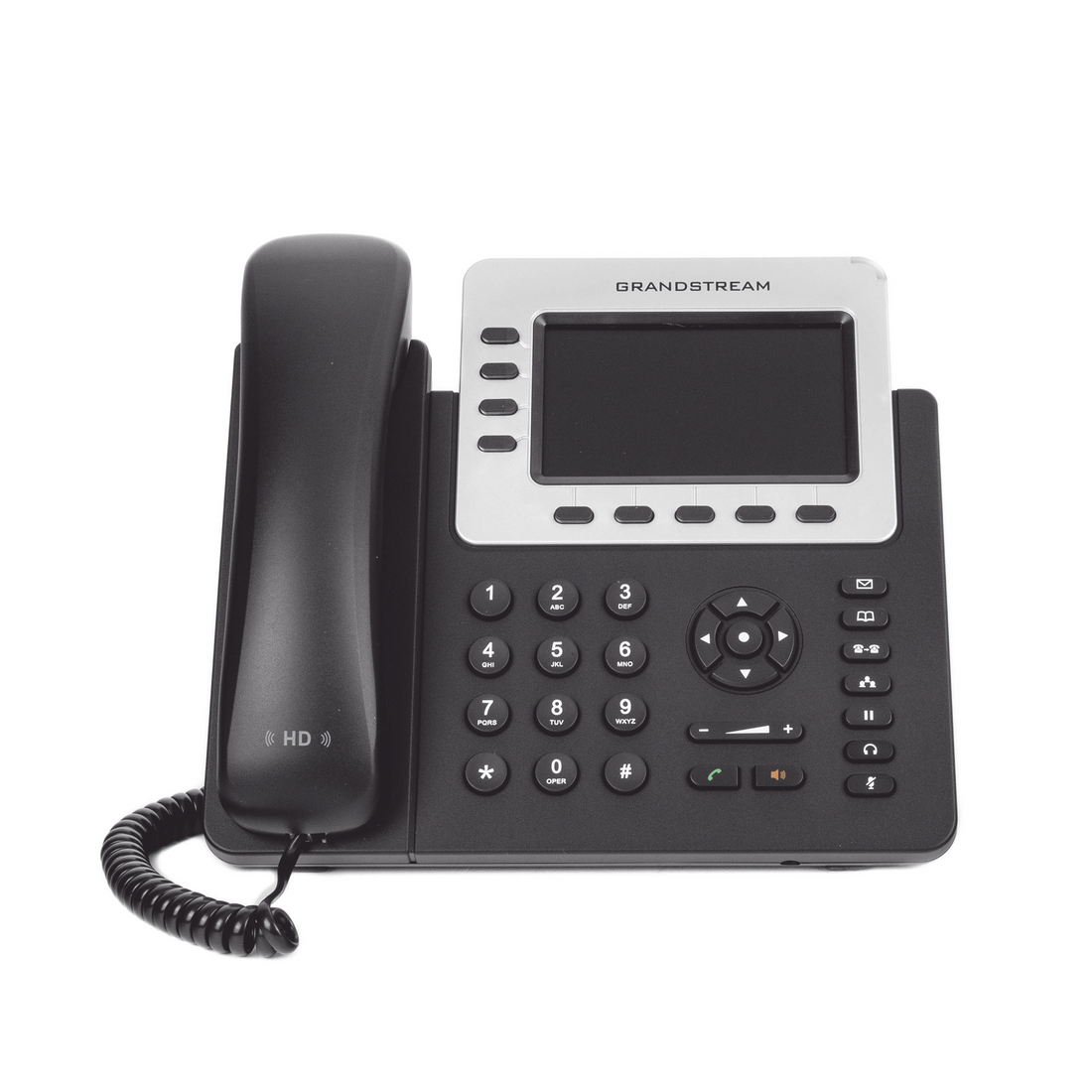 Teléfono IP Empresarial para 4 líneas. Puede agregar hasta 160 BLF con cuatro GXP2200EXT