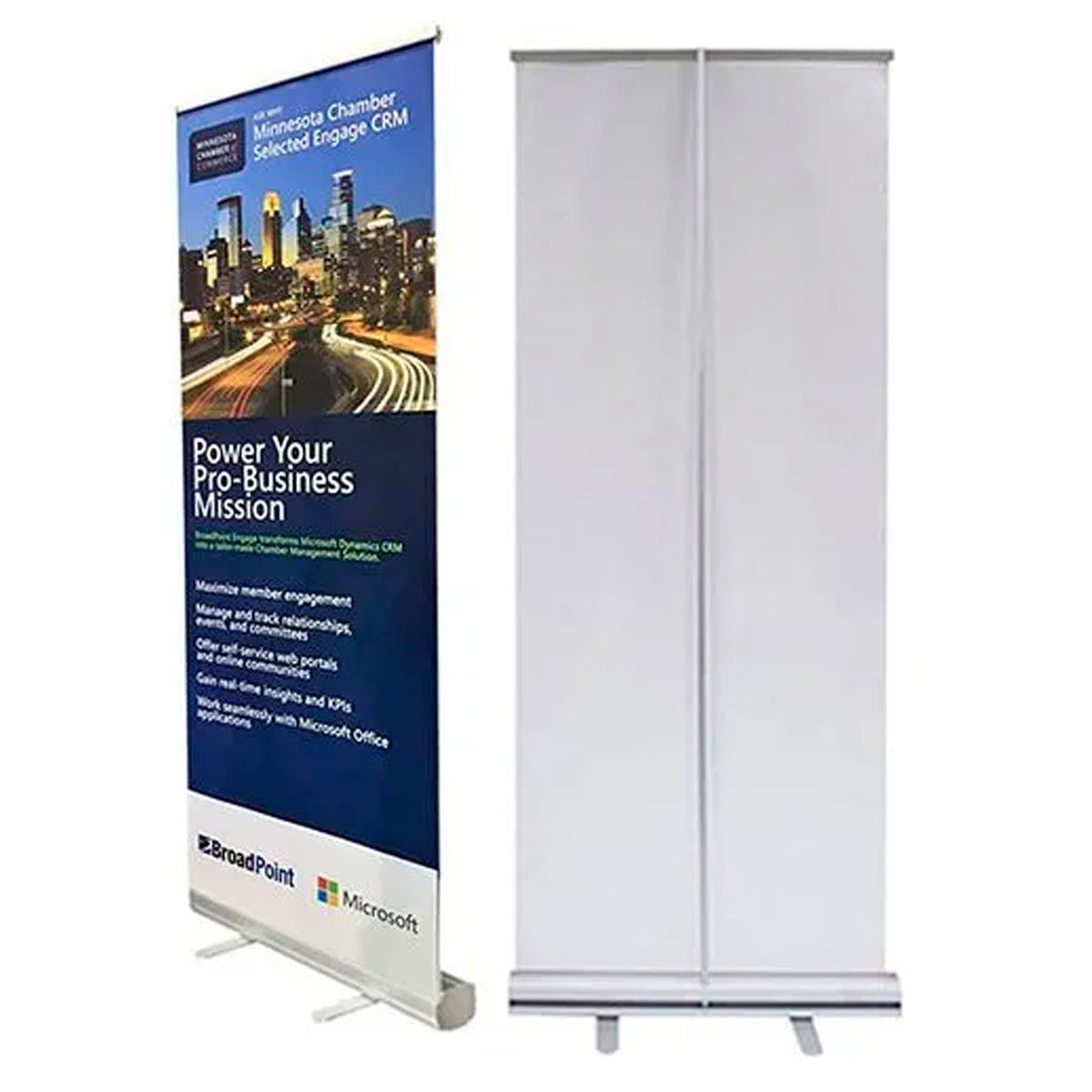 ROLL SCREEN PUBLICITARIO COMERCIAL 0.80X2 M
