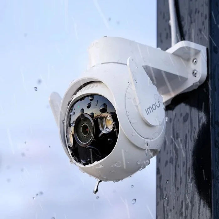 cámara de seguridad Wi-Fi PTZ para exteriores con resolución 2K (3 megapíxeles)