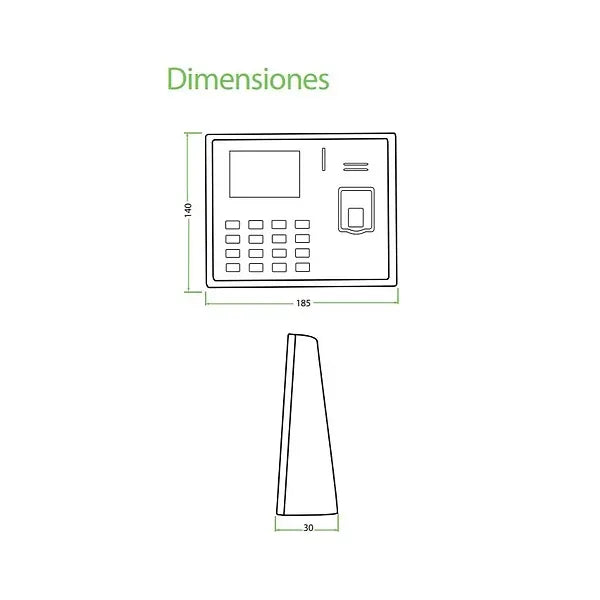 TERMINAL DE TIEMPO Y ASISTENCIA ZKTECO