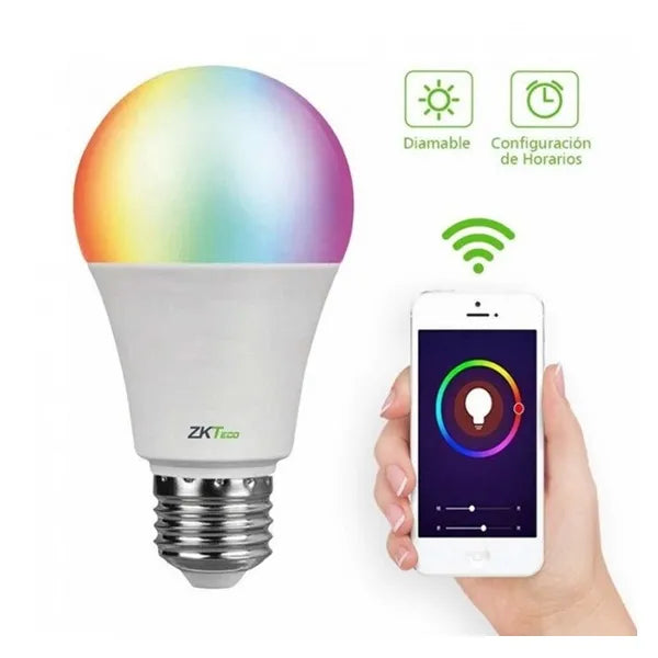 ZKTECO LB1 LED Foco Inteligente WIFI RGB A19 E27