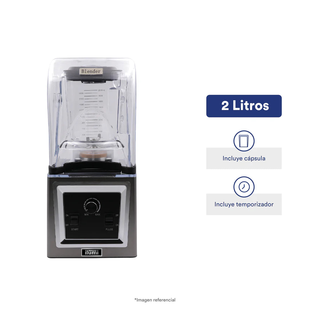 Licuadora Encapsulada Pro Con Modos Automaticos 2L Ilumi