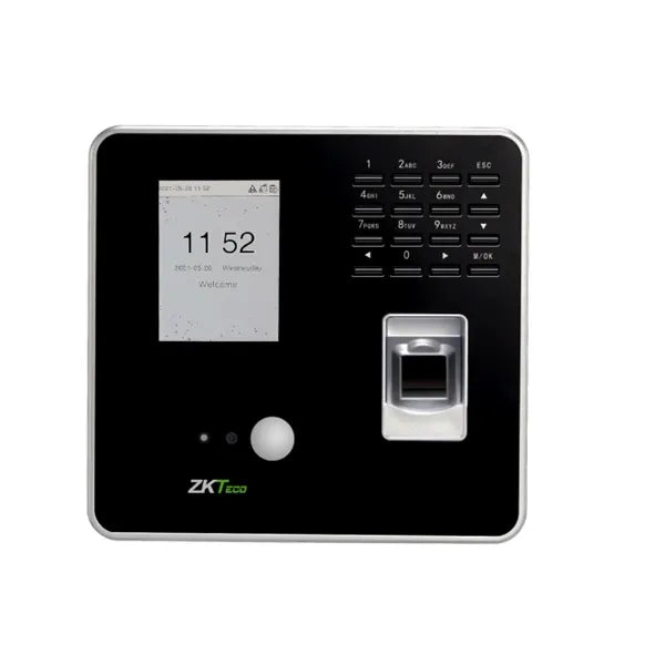 ZKTECO MB20 VL Control de Asistencia y Acceso con Lector de Huella, Rostro y Tarjeta
