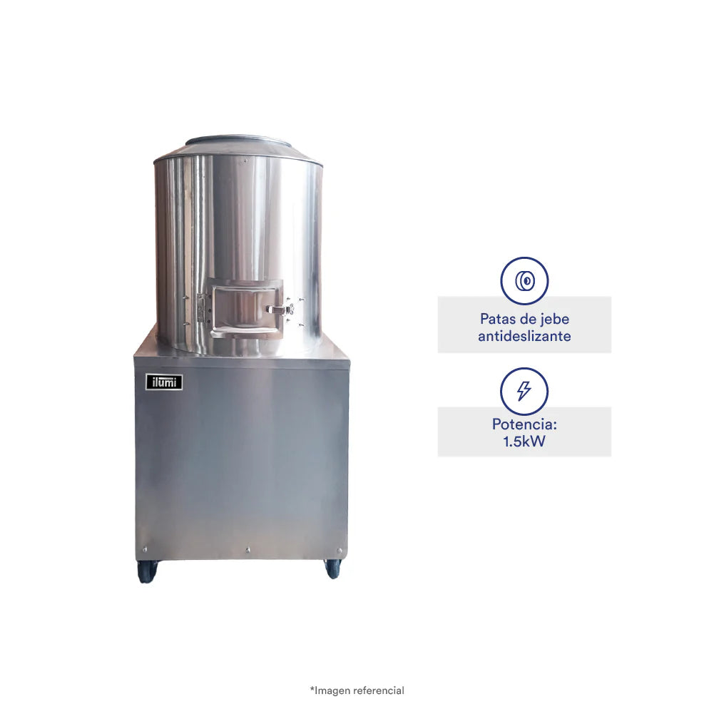 Máquina Industrial Peladora De Papa 16Kg Ilumi