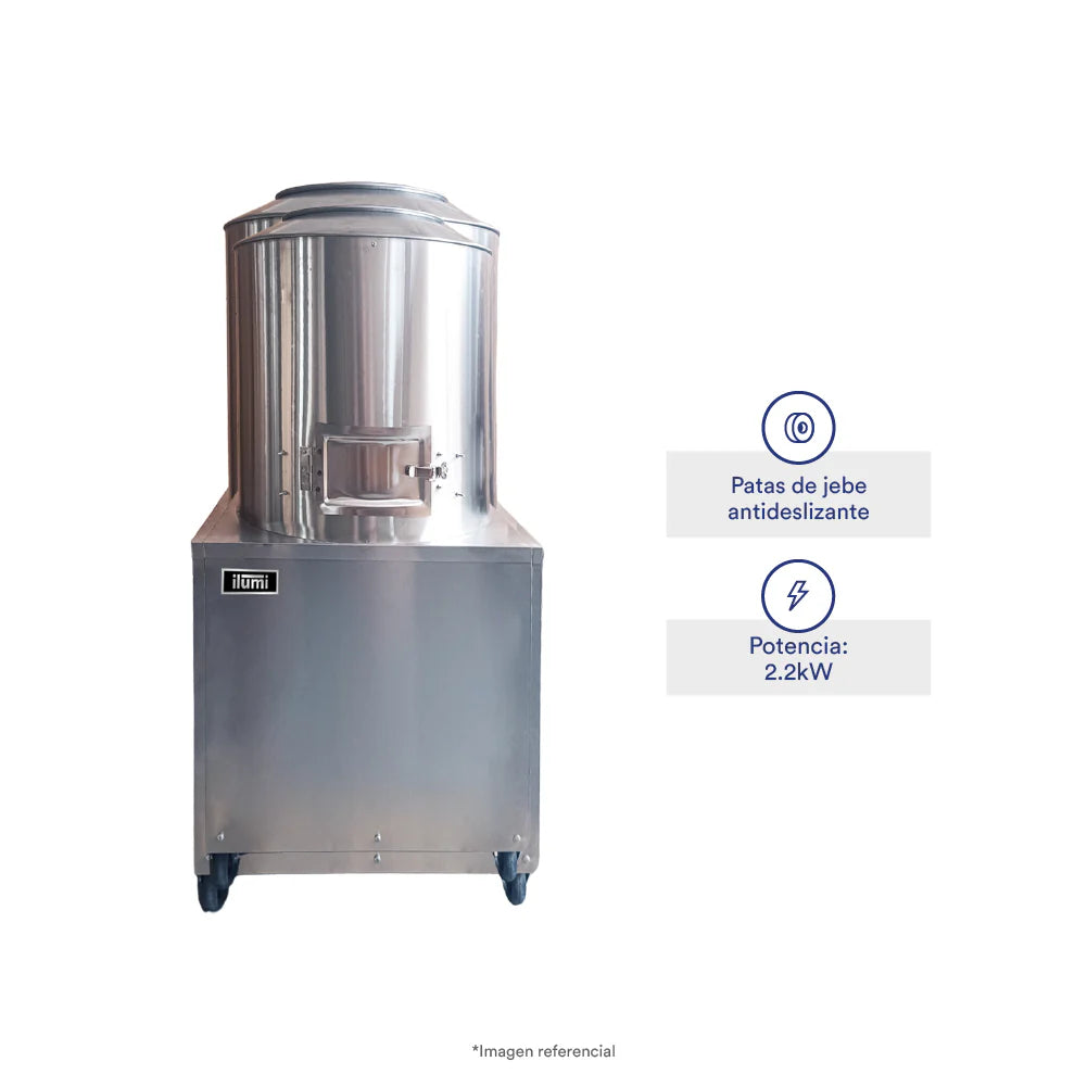 Máquina Industrial Peladora De Papa 20Kg Ilumi