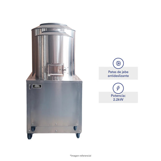 Máquina Industrial Peladora De Papa 25Kg Ilumi